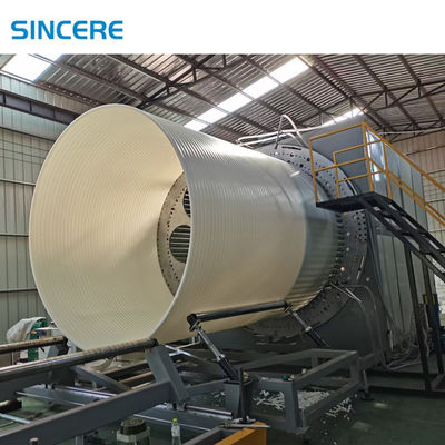 PPH PE Plastic Winding Pipe Extrusion Line Drainage Drip Irrigation Pipe Making Machine