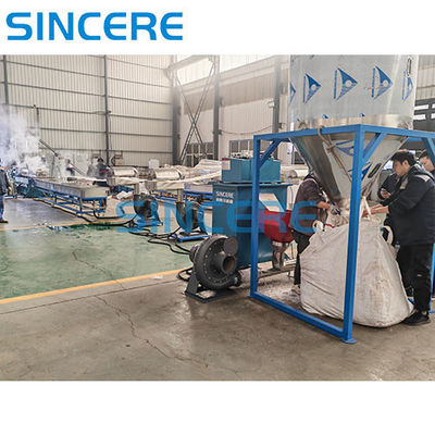 Máy xoa nhỏ PP PE Twin Screw Extruder 1000KG mỗi giờ