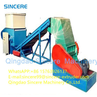 Máy sản xuất cao phim nhựa / chai vật nuôi / chai sữa HDPE tái chế máy nghiền máy nghiền