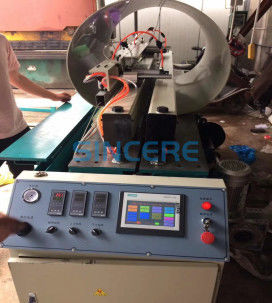 Machine de soudage et de pliage de feuilles de polypropylène plastique avec fonction de soudage ronde