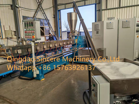 Dòng sản xuất viên nhựa bằng đường ống phim