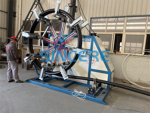 ABB Frequency Control 20-110mm PE Pipe Extrusion Line For Sustainable Production