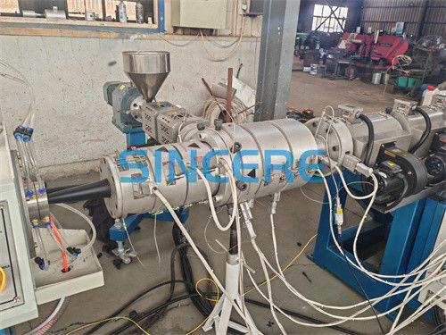 PE PP PERT Tube Extrusion Machine For Granules And Flakes