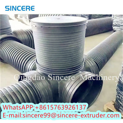 Large Diameter Spiral Tube Extrusion Line 500-1200kg/h