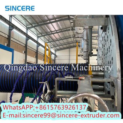 Đường dây sản xuất ống xoắn ốc HDPE
