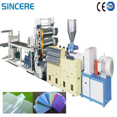 User Friendly Design Plastic Sheet Extrusion Machine For PE PVC