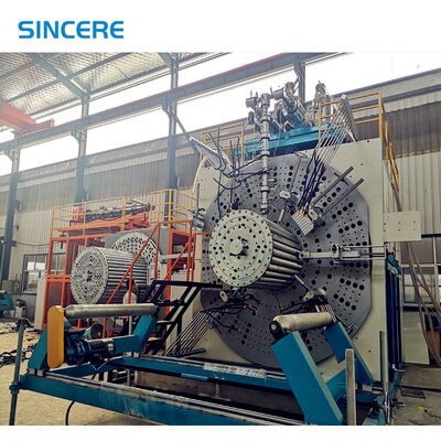 500-3000mm HDPE Wall Spiral Winding Sewer Drainage Corrugated Pipe Production Line Machine