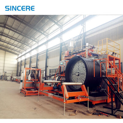 DN200-DN4000 HOLLOW WALL PE HDPE SPIRAL WINDING PIPE HOSE FITTING PRODUCTION MACHINE