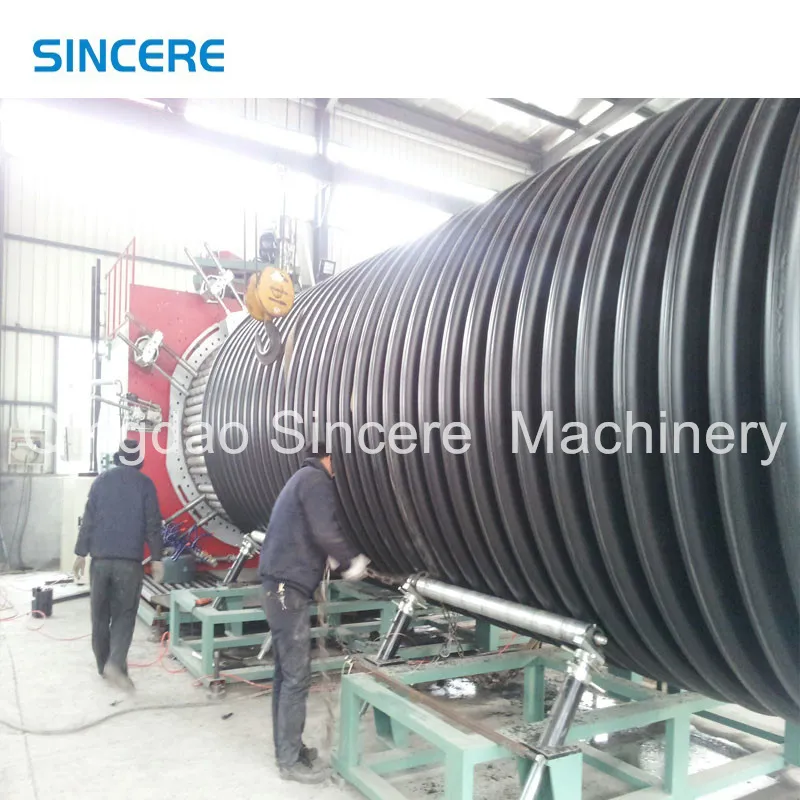 Máy sản xuất ống nhựa polyethylen củng cố PVC 4