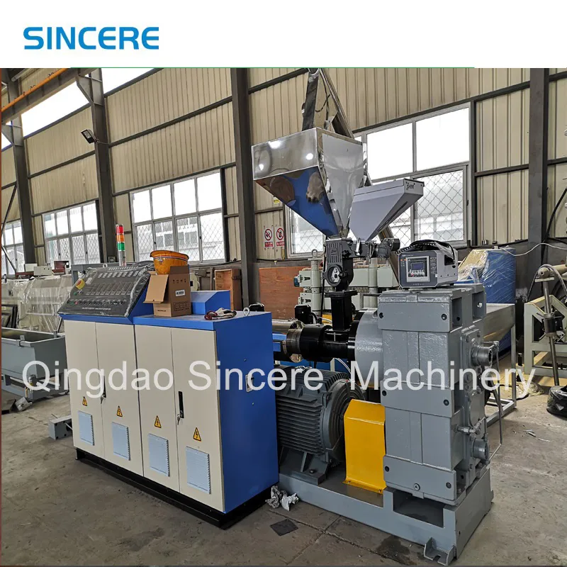 PA tái chế Granulation PVC máy pelletizing Granules sản xuất dây chuyền 1