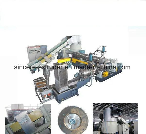PA tái chế Granulation PVC máy pelletizing Granules sản xuất dây chuyền 5