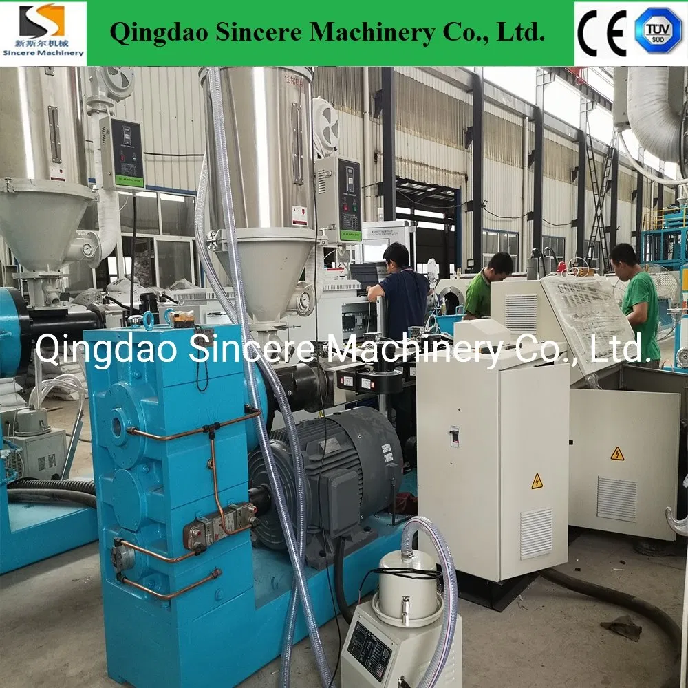 PA tái chế Granulation PVC máy pelletizing Granules sản xuất dây chuyền 7
