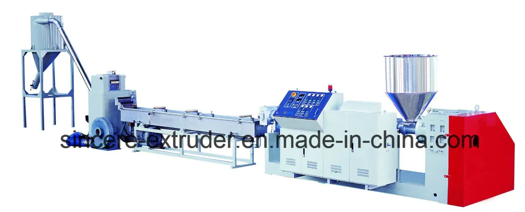 PA tái chế Granulation PVC máy pelletizing Granules sản xuất dây chuyền 6