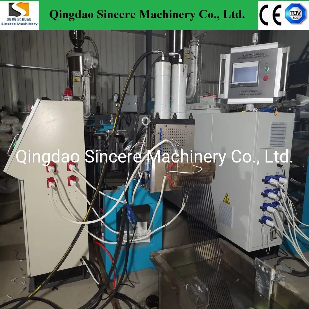 PA tái chế Granulation PVC máy pelletizing Granules sản xuất dây chuyền 9
