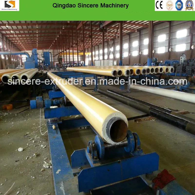 Đường phủ ống thép epoxy HDPE cách nhiệt Thiết bị lớp phủ extruder 2