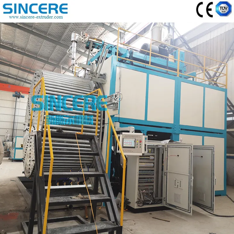 PE PP HDPE vết thương lỗ ống dẫn xoắn ốc đường xăng rỗng có tường 2