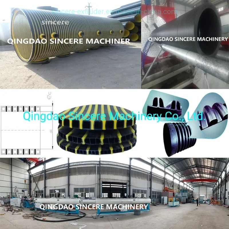 Đường dây sản xuất đường ống ống nước thải PE Polyethylene PVC 0