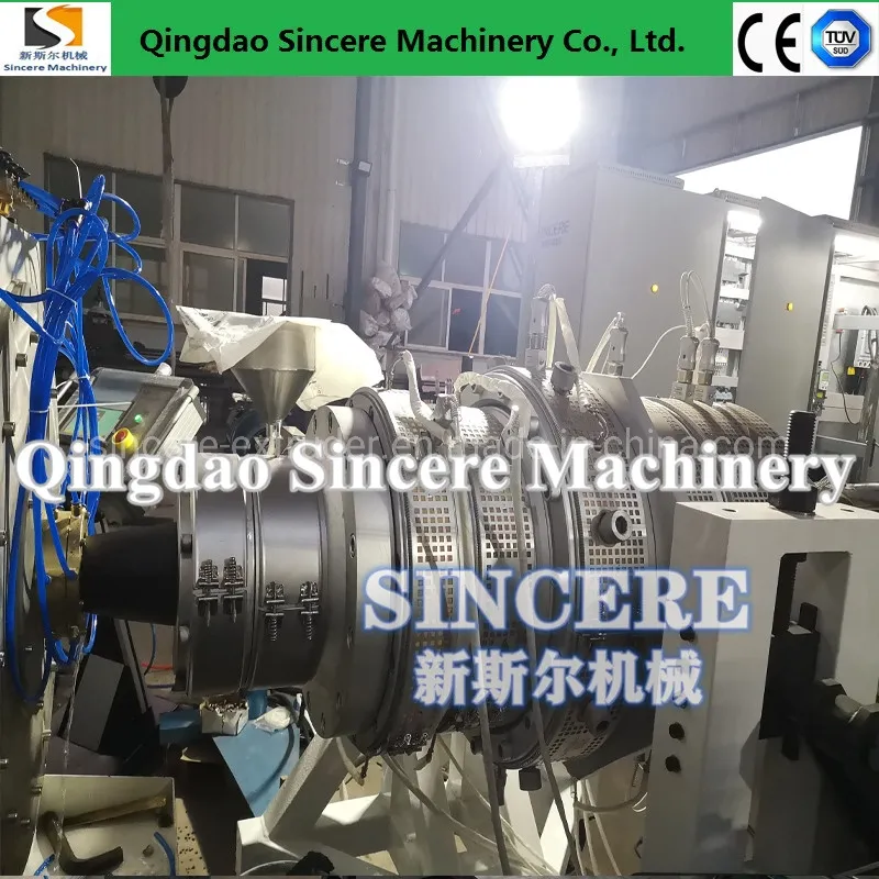 สายการส่งน้ําแก๊ส พลาสติกท่อ extrusion HDPE PE PP ท่อ corrugated extruder 4