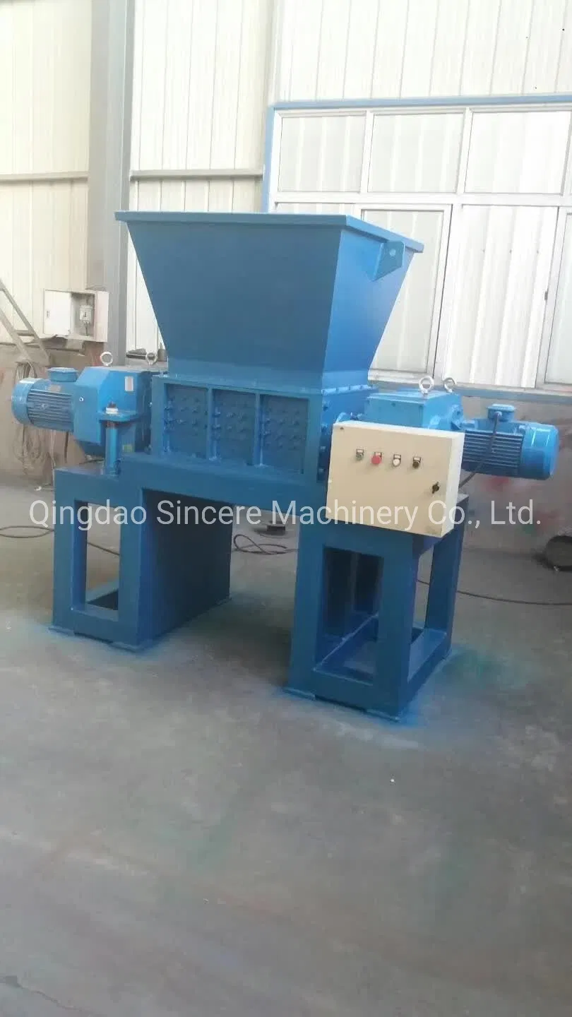 Máy nghiền PVC hai trục Máy nghiền cho các chai ống nhựa rác 5