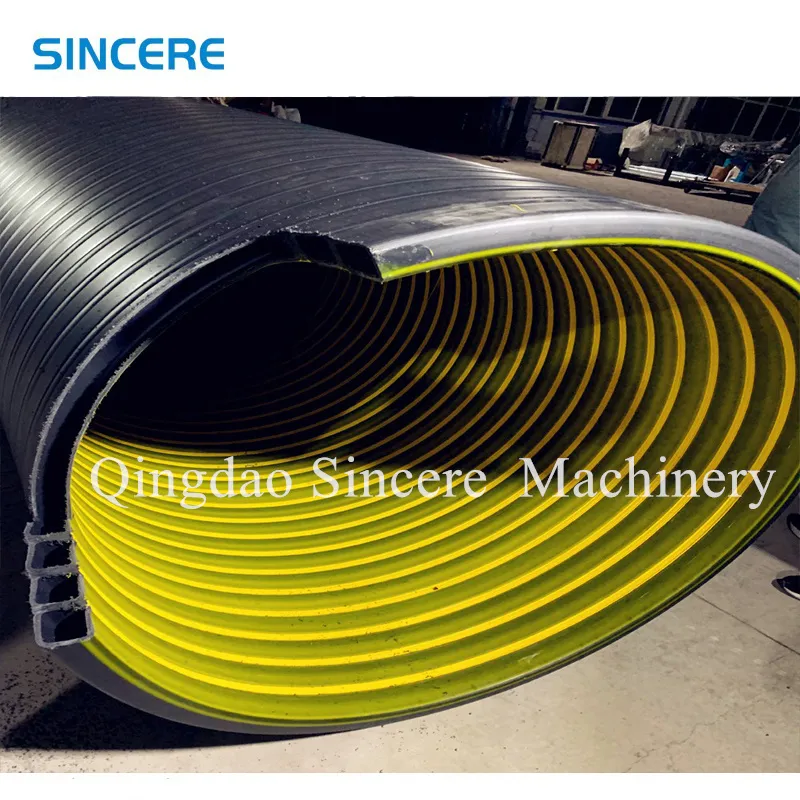 Nhà máy máy dây chuyền đẩy ống xoắn ốc HDPE PVC tự động DN300 1