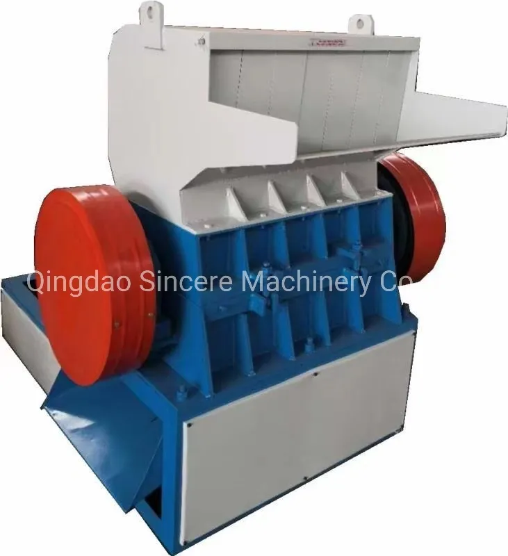 Máy nghiền PVC hai trục Máy nghiền cho các chai ống nhựa rác 1