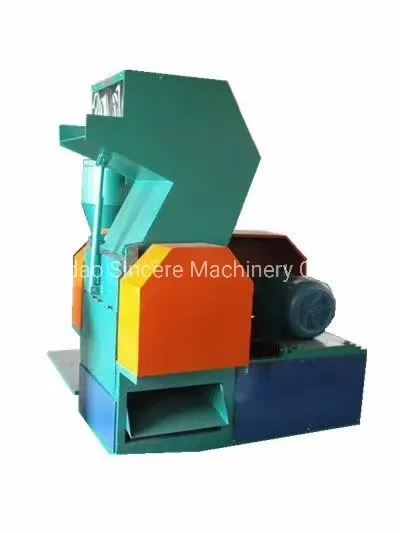 Máy nghiền PVC hai trục Máy nghiền cho các chai ống nhựa rác 0